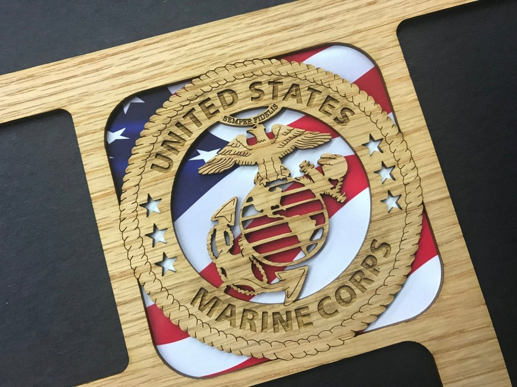 US Marine Corps Picture Frame - Military Frame