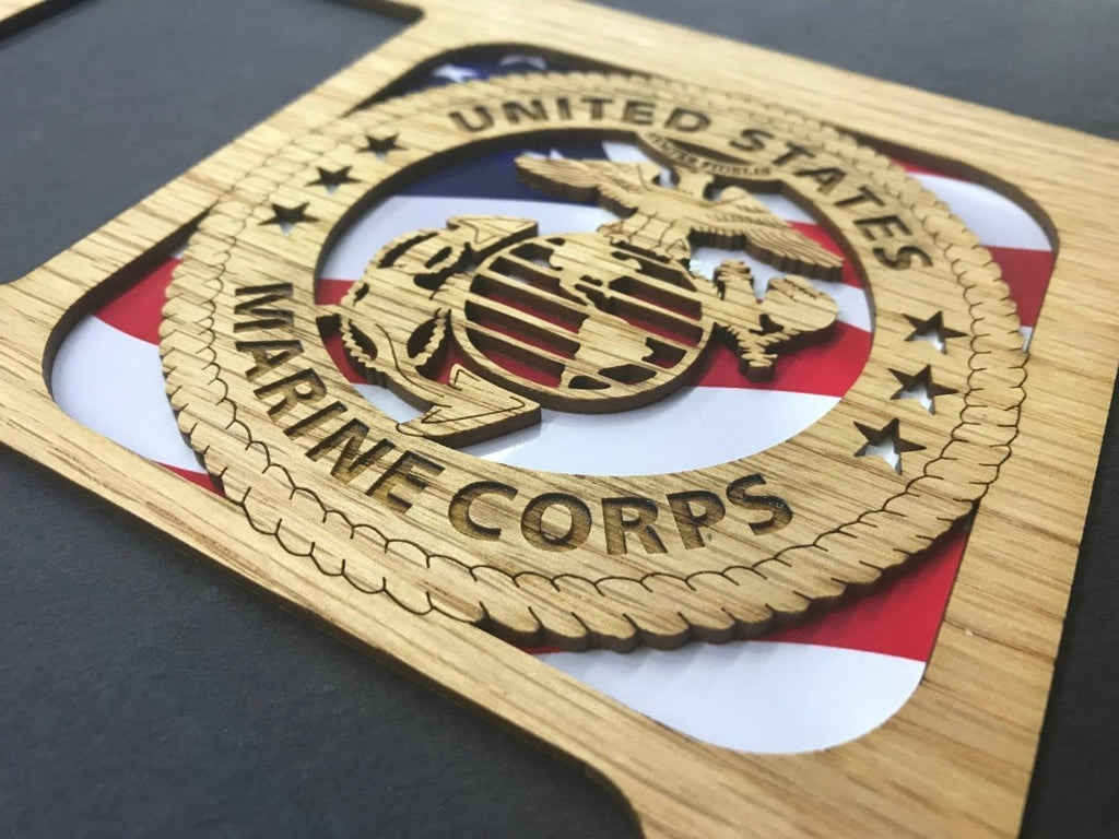 US Marine Corps Picture Frame - Military Frame