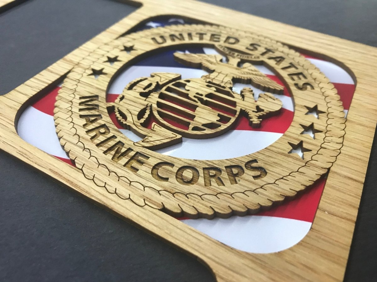 US Marine Corps Picture Frame - Military Frame