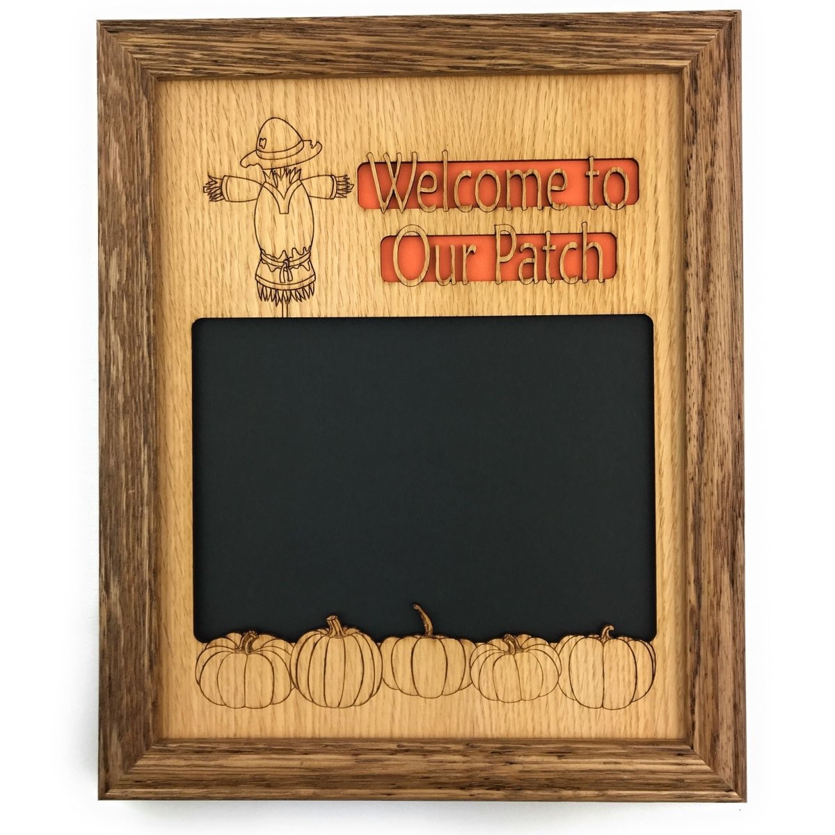 Welcome  To Our Patch Picture Frame - 8x10 Frame Holds 5x7 Photo